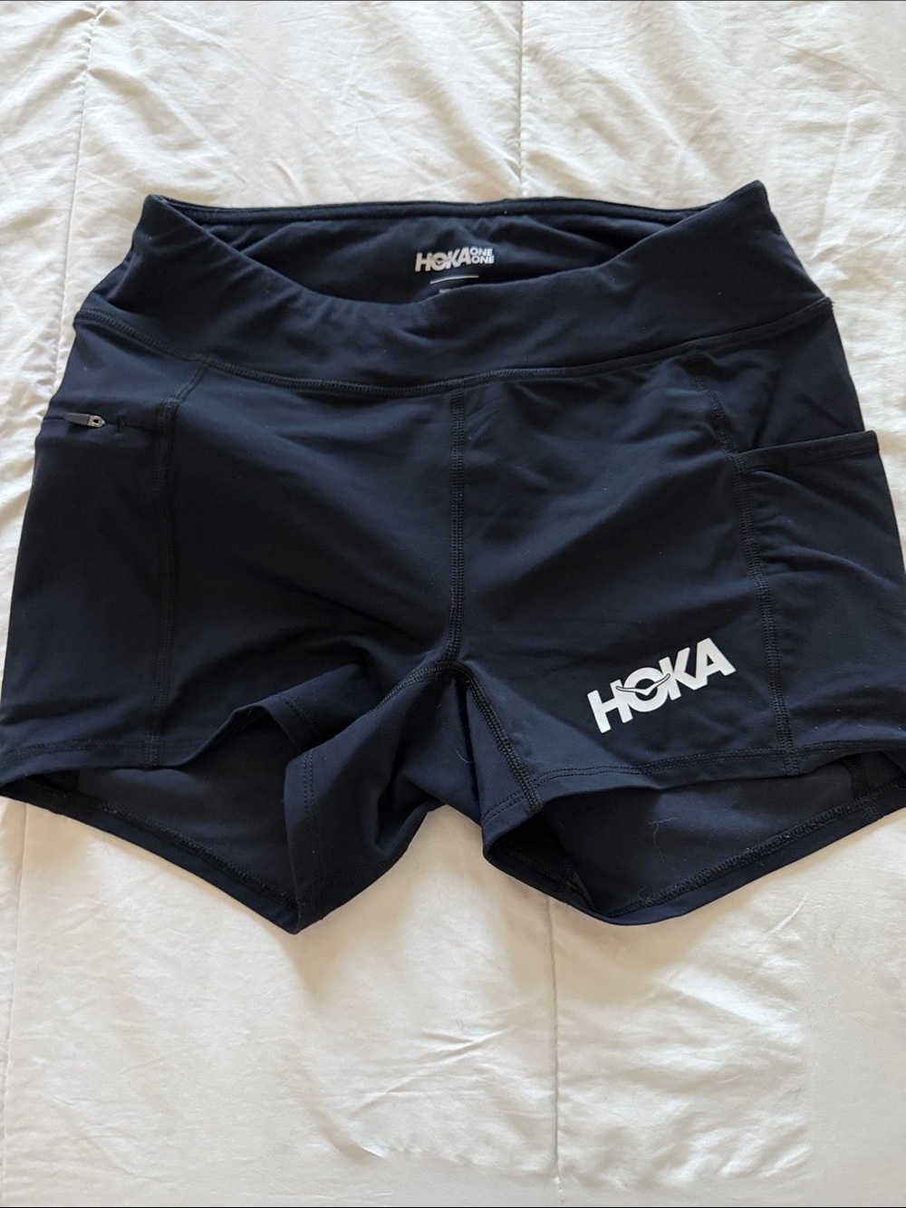 HOKA One One Women's Black Performance Running Shorts